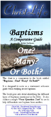 A Baptisms Brochure